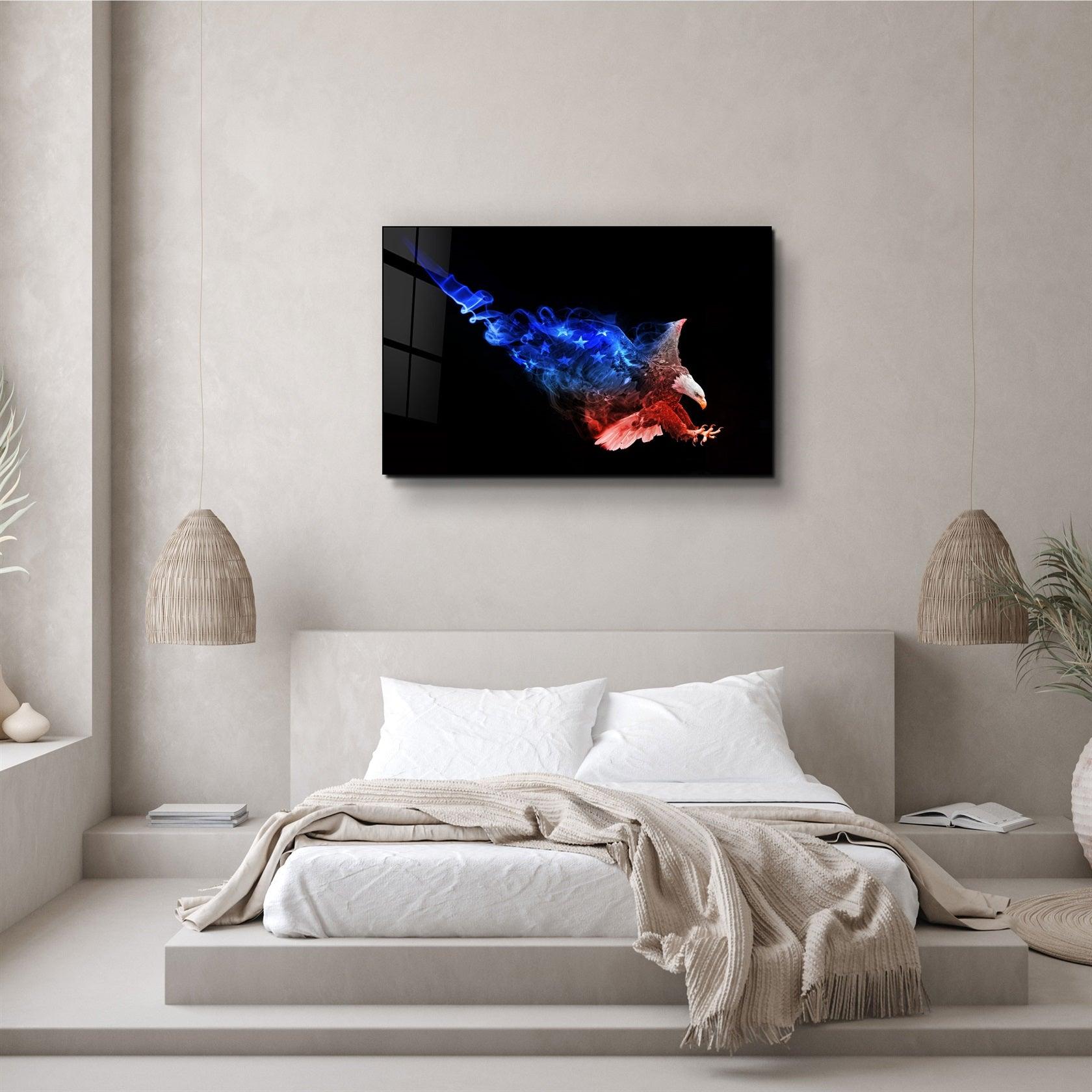 ・"Eagle of US"・Glass Wall Art