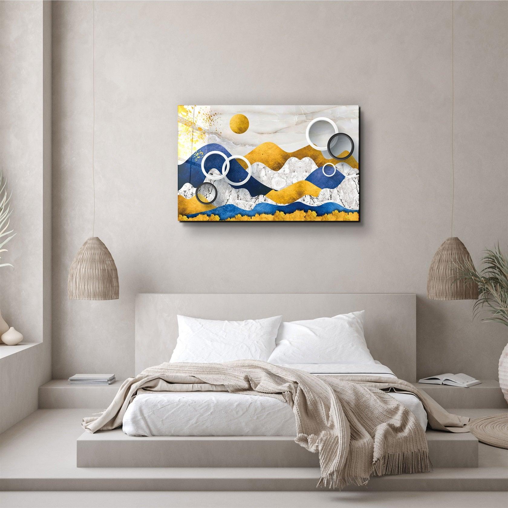 ・"Abstract Landscape"・Glass Wall Art