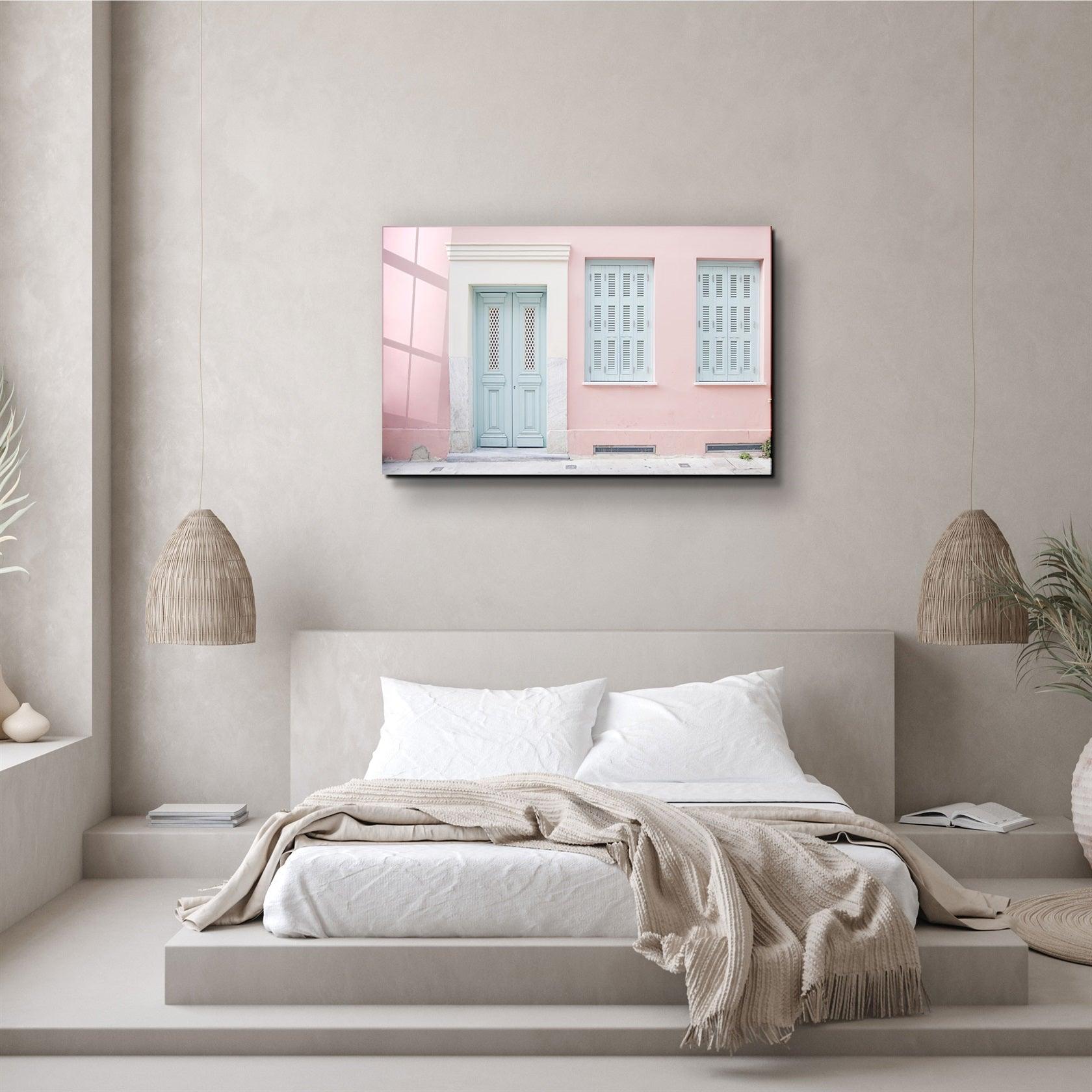 ・"Closed Door and Windows"・Glass Wall Art