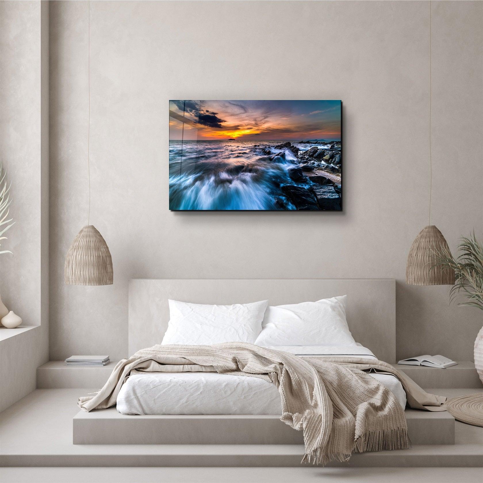 ・"Catch the Sunset"・Glass Wall Art