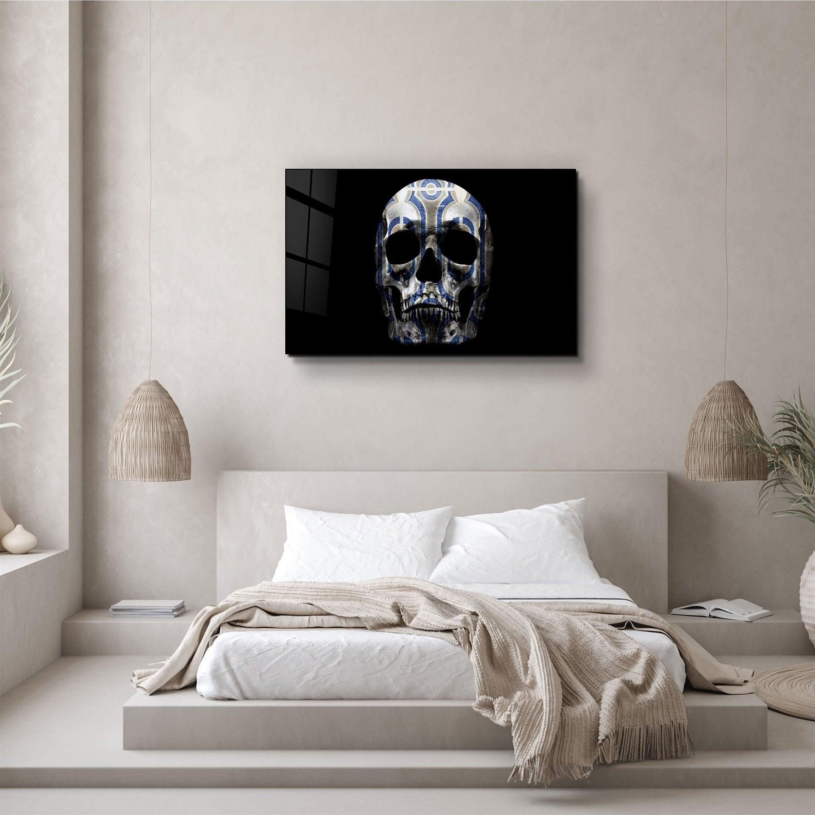 ・"Design Skull"・Glass Wall Art
