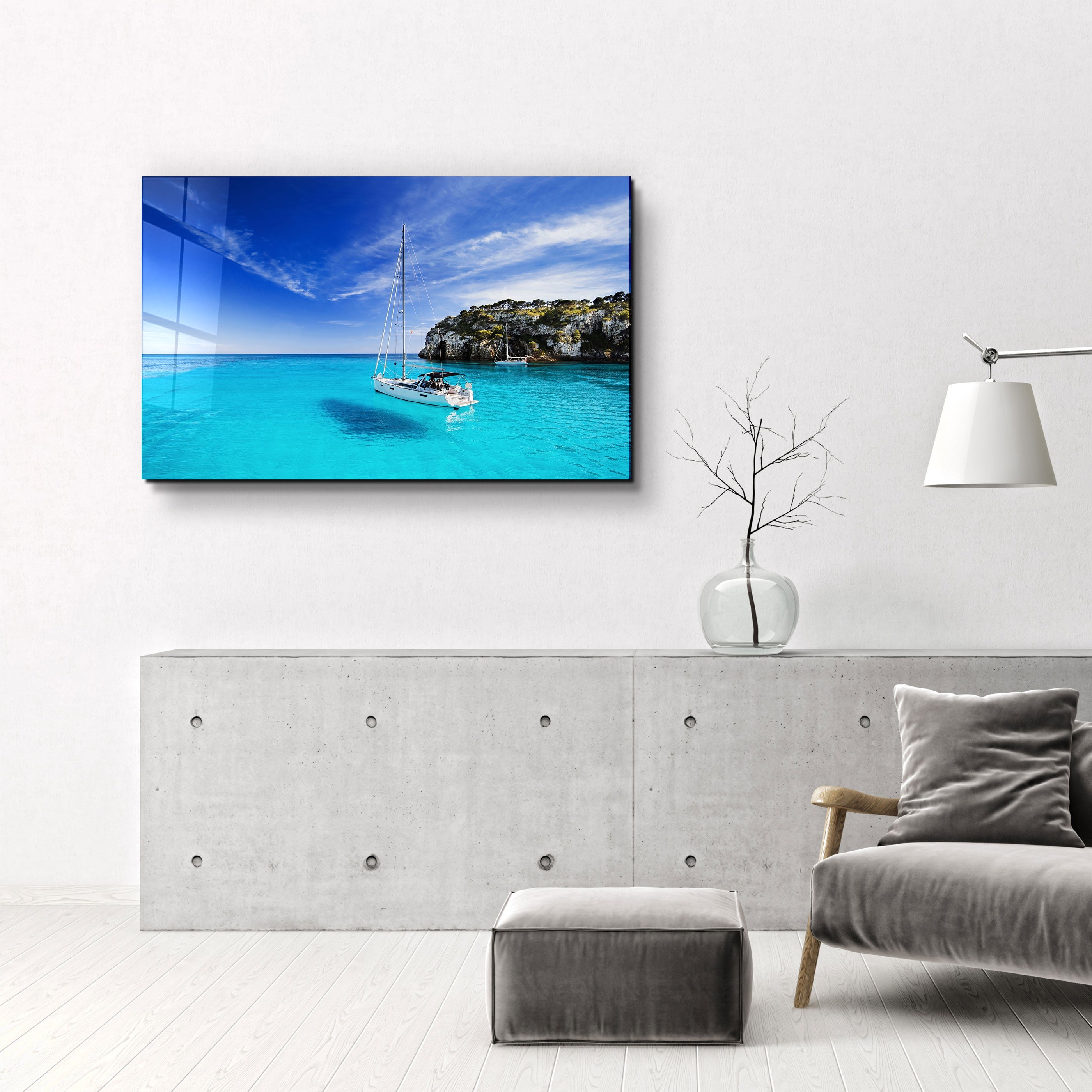 ・"On The Water"・Glass Printing Wall Art