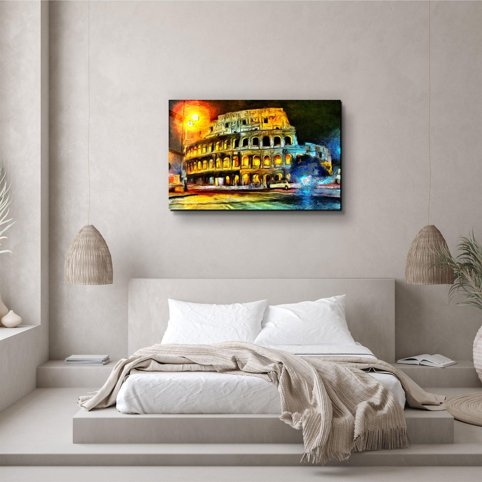 ・"Rome Colosseum"・Glass Wall Art