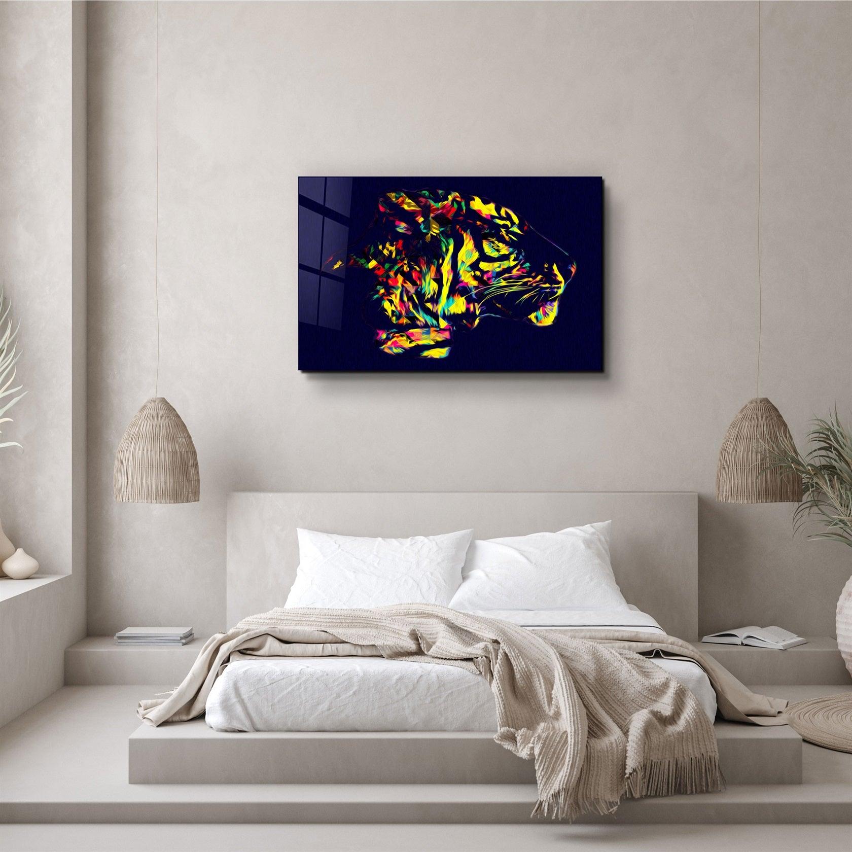 ・"Colormix Tiger・Glass Wall Art