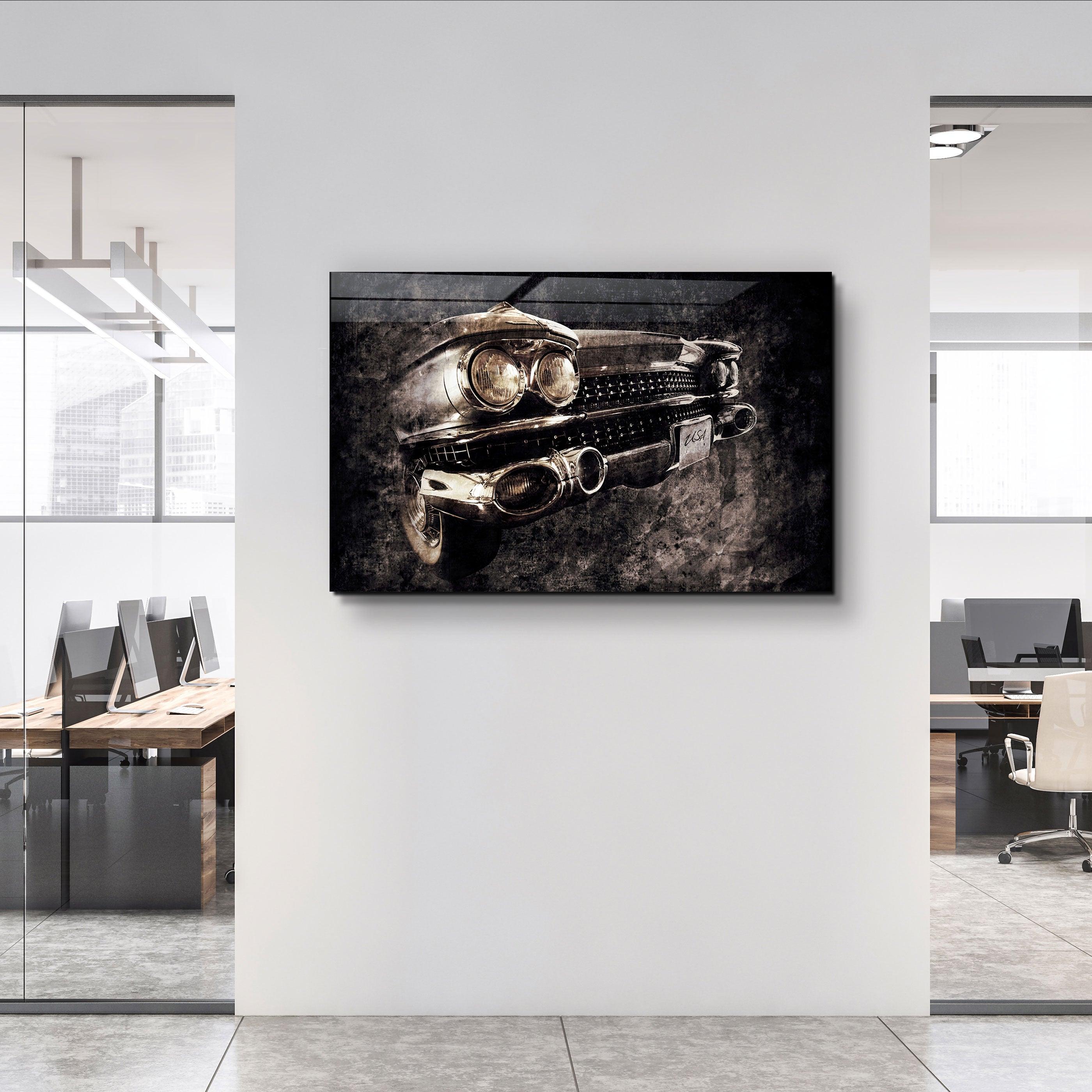 ・"Face Of The Classic"・Glass Wall Art