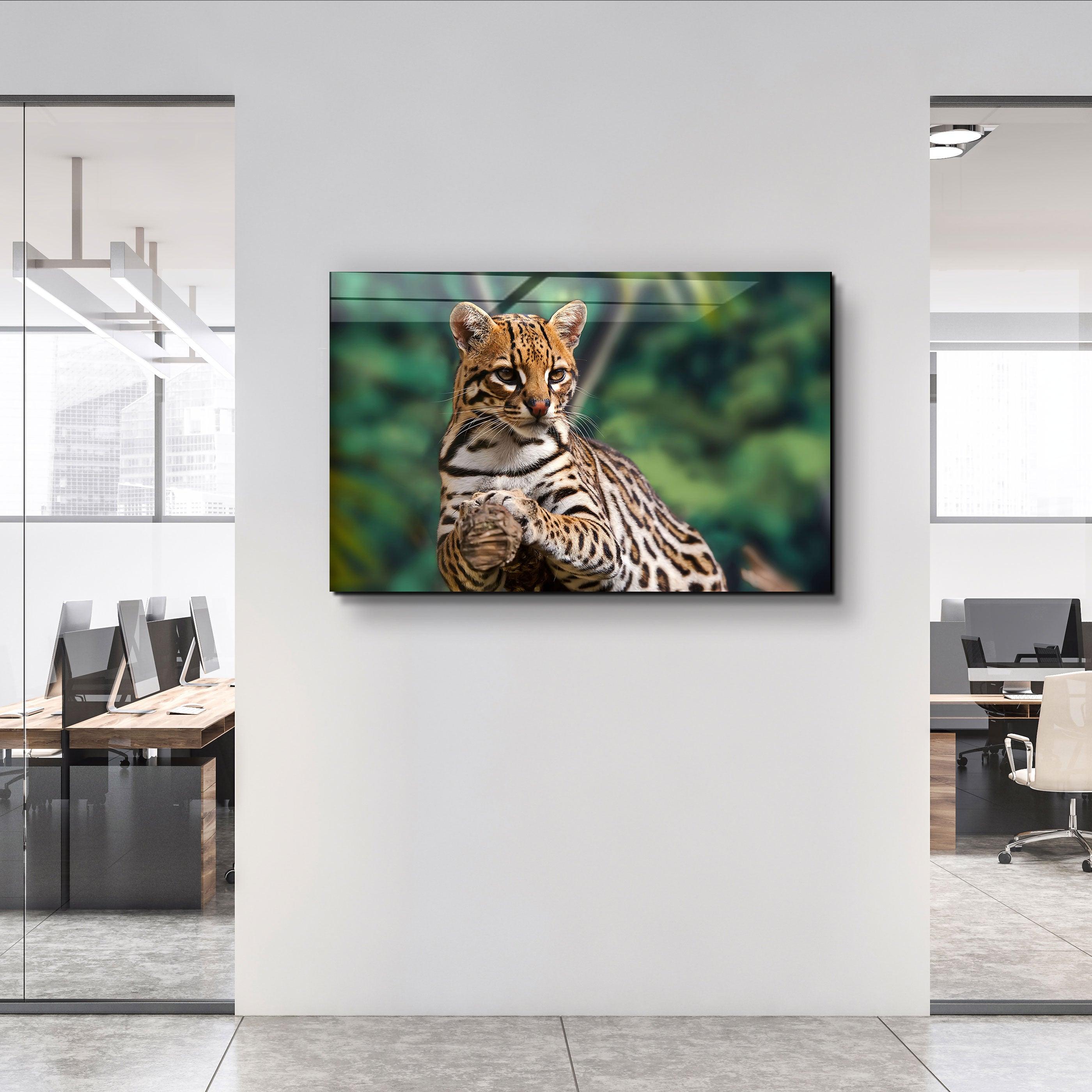 ・"Just Chillin"・Glass Wall Art