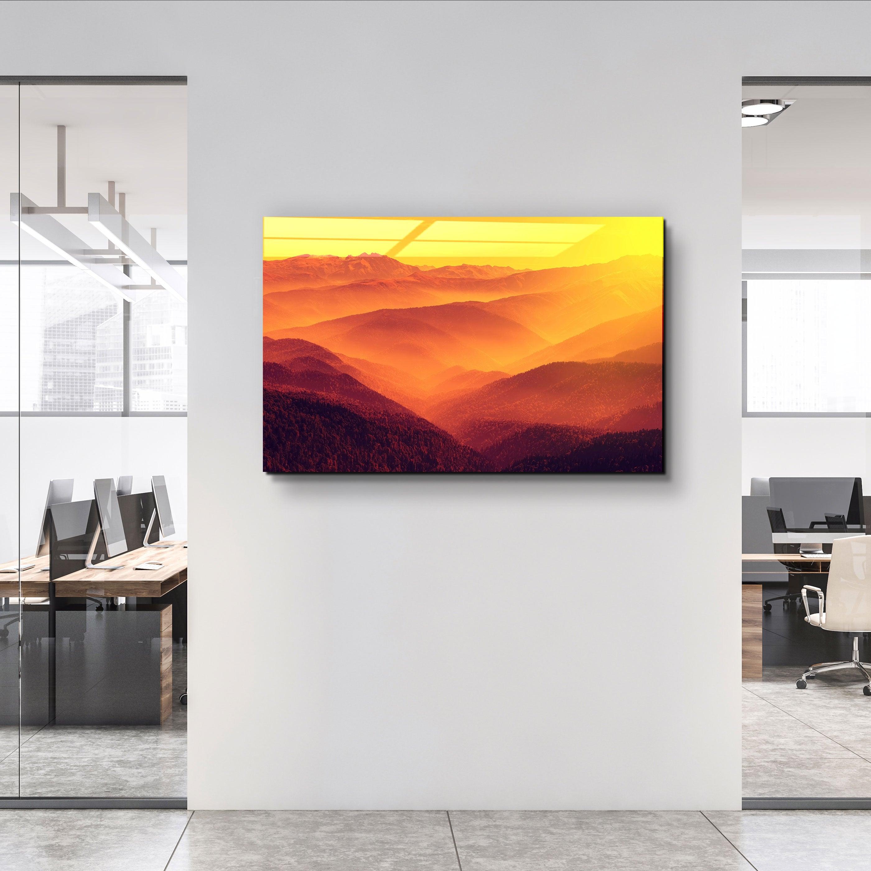 ・"Far Away"・Glass Wall Art
