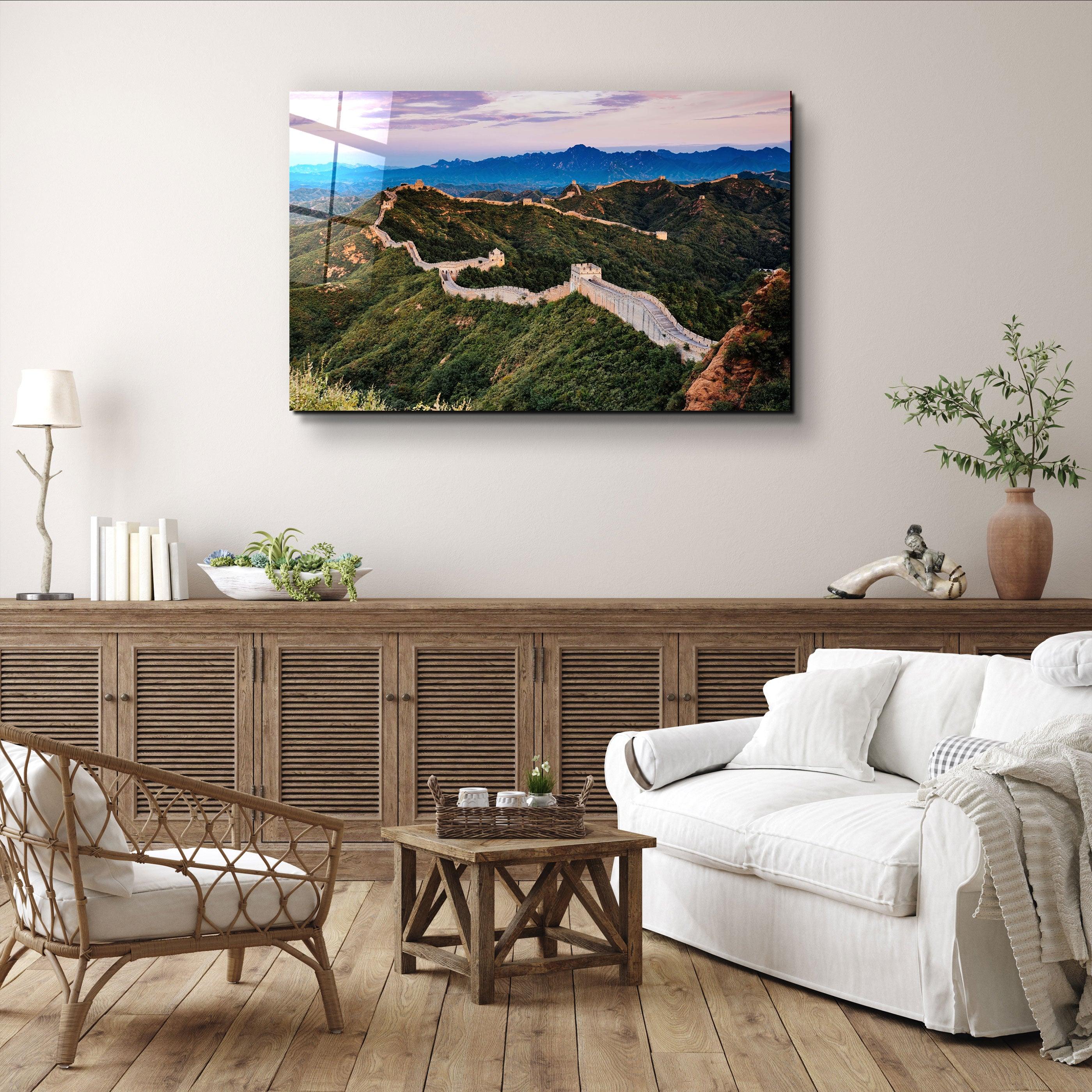 ・"The Great Wall of China"・Glass Wall Art