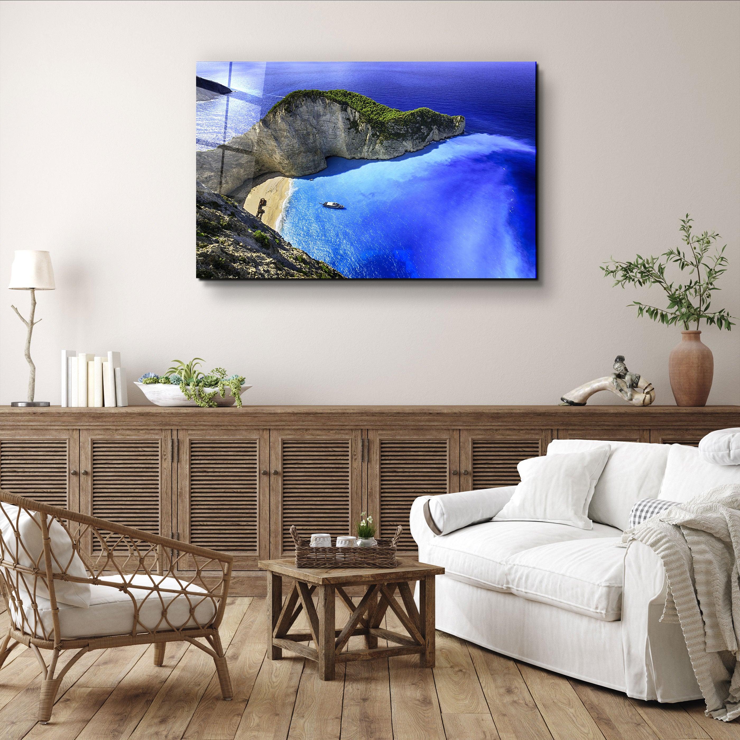 ・"The Dead Sea"・Glass Wall Art