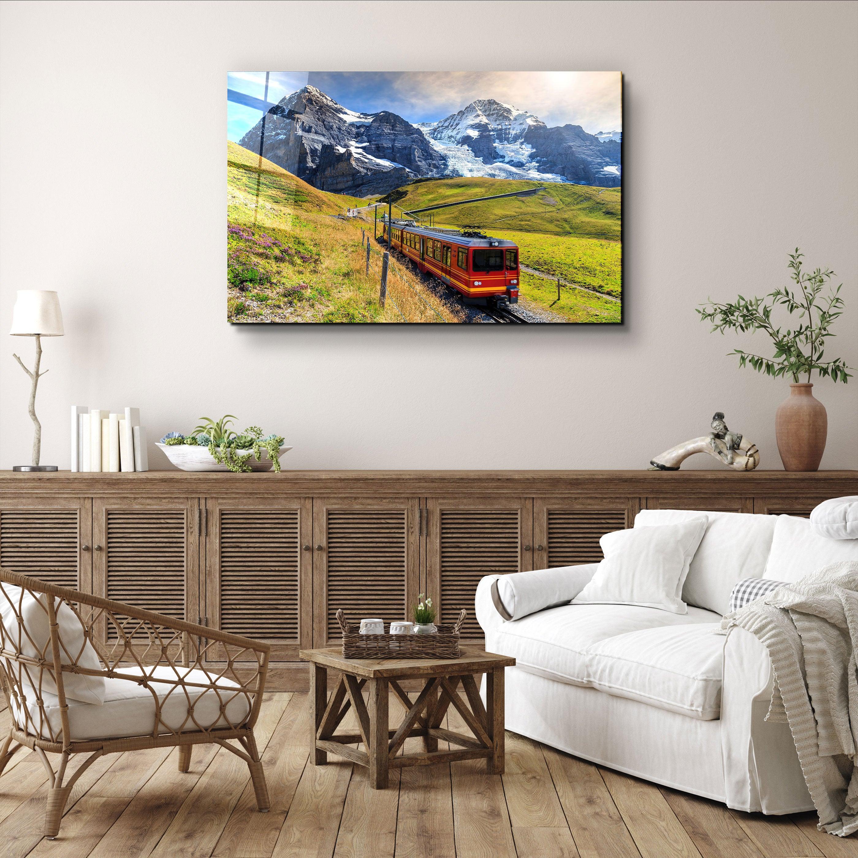 ・"Jungfrau Switzerland"・Glass Wall Art