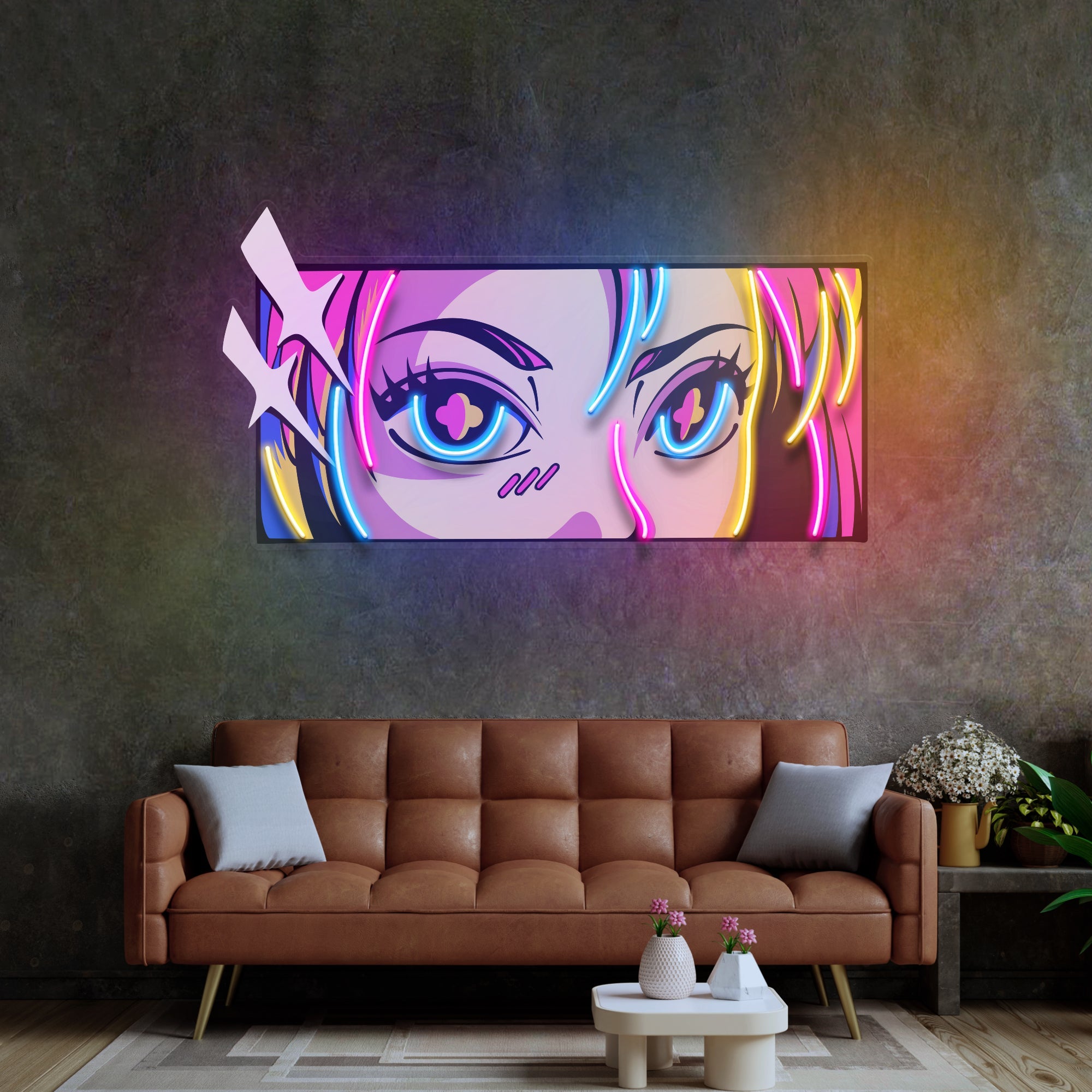 Passionate Eyes LED Neon Sign Light Pop Art