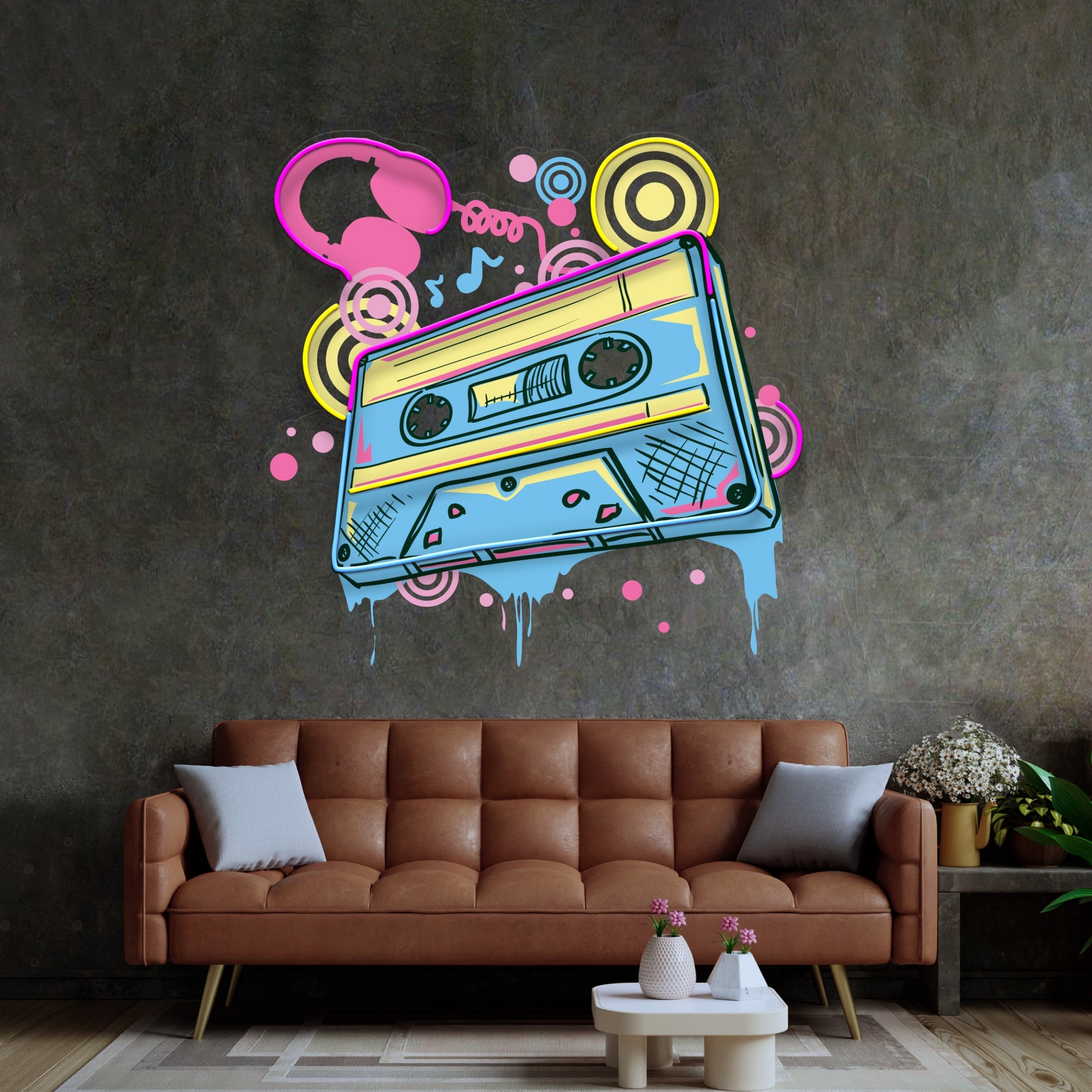 Cassette Color LED Neon Sign Light Pop Art