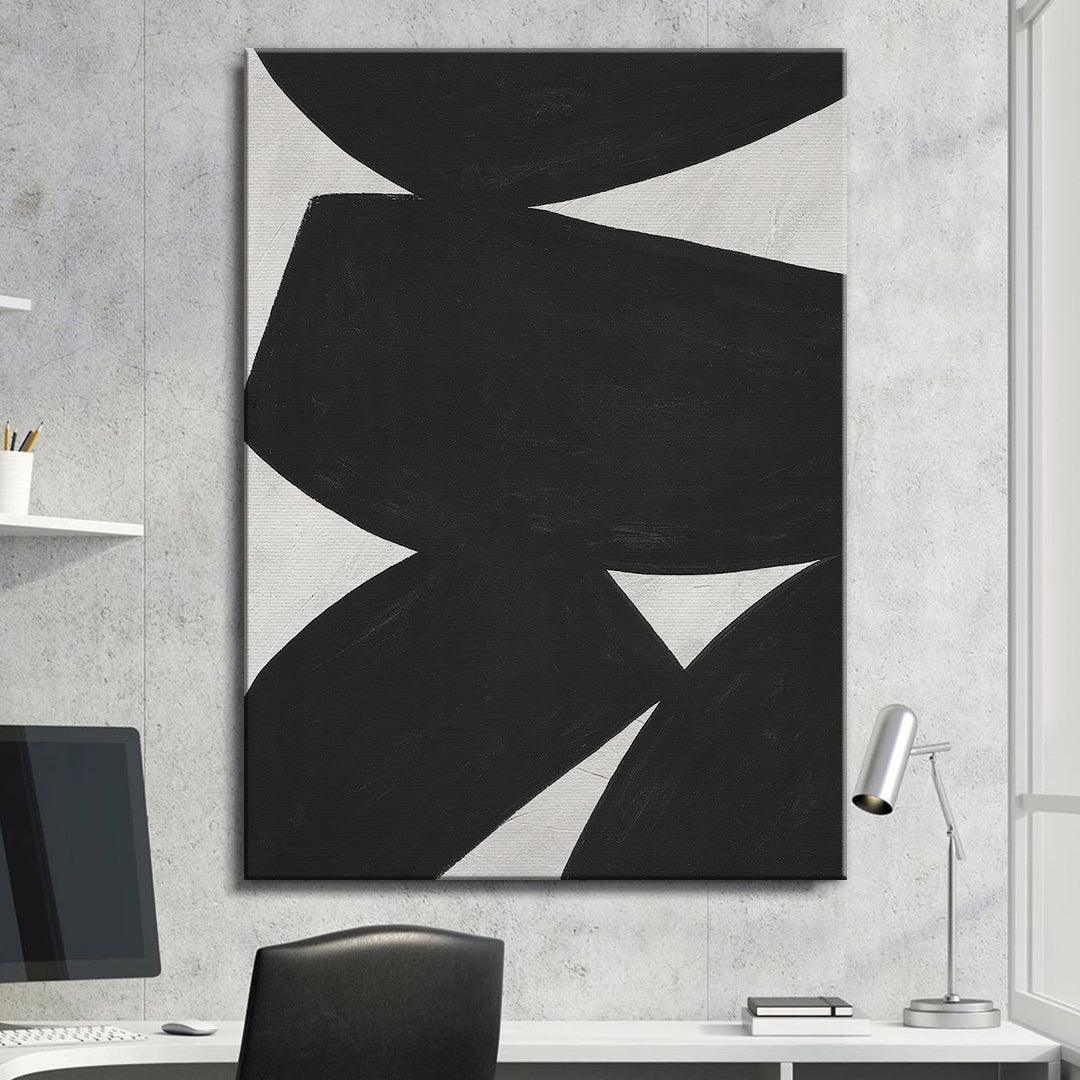 Colliding Shapes Black N.5