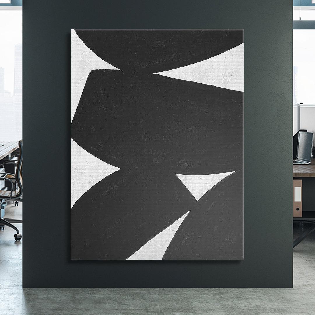 Colliding Shapes Black N.5