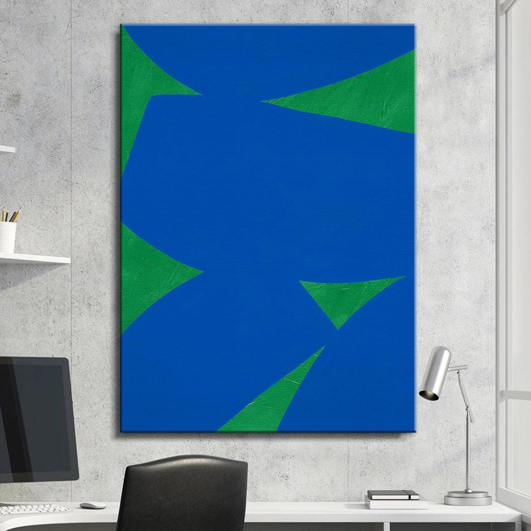 Colliding Shapes Blue N.5