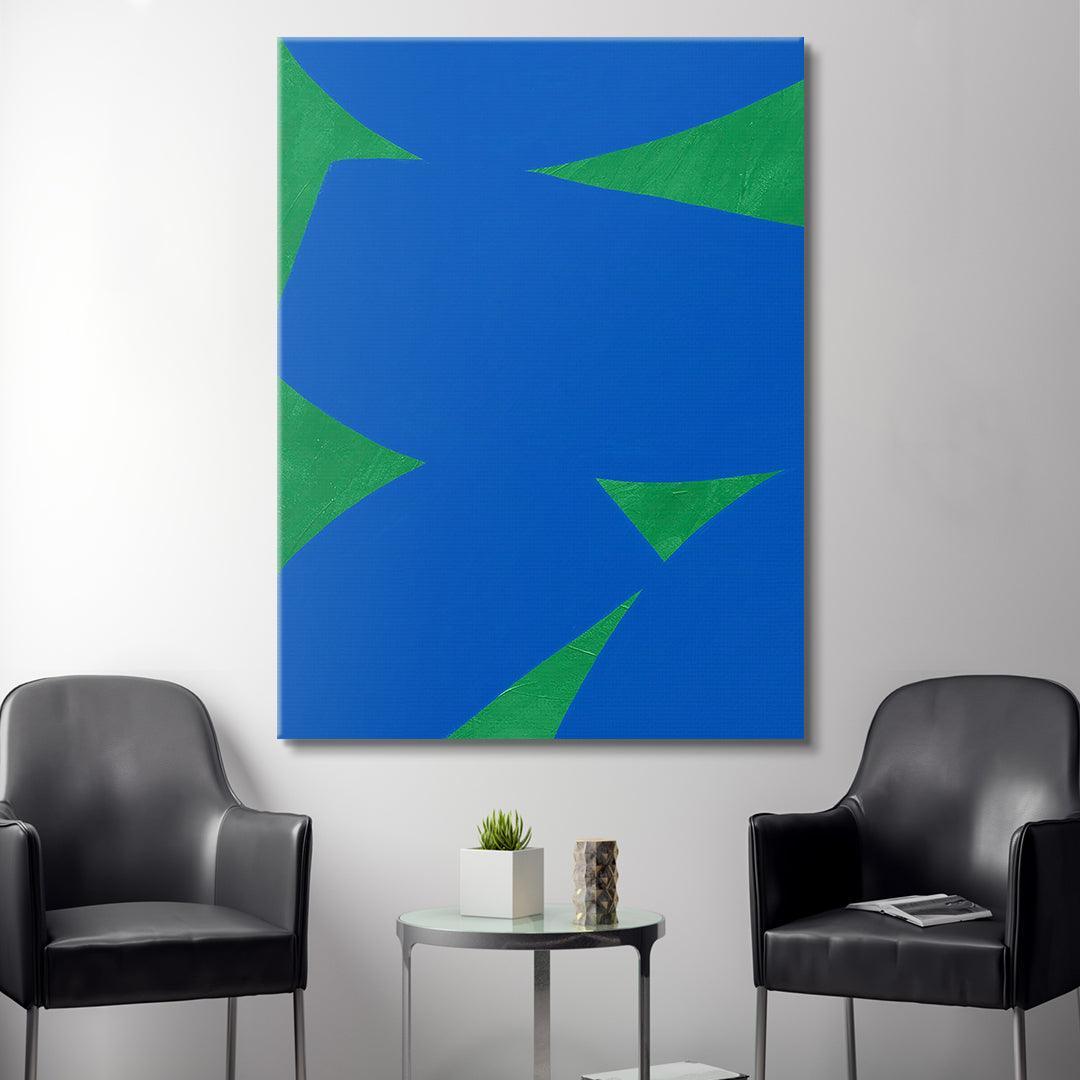 Colliding Shapes Blue N.5