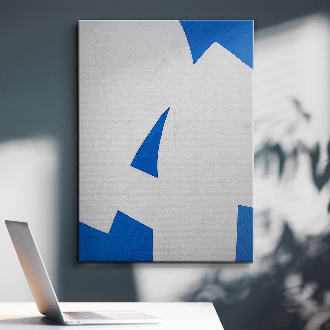 Colliding Shapes Blue N.2