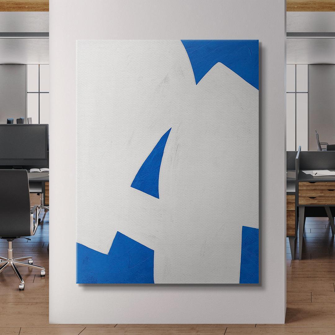 Colliding Shapes Blue N.2