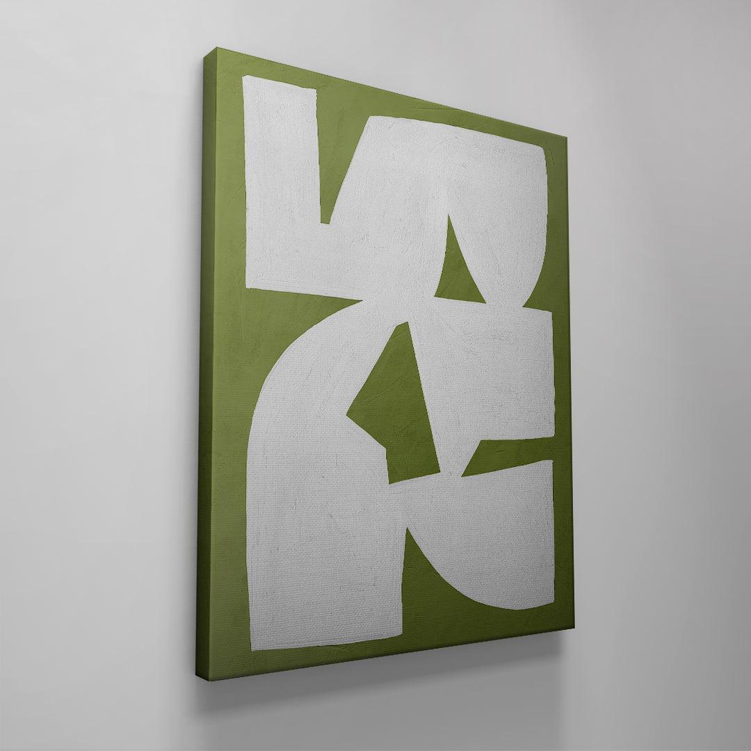 Colliding Shapes Green N.1