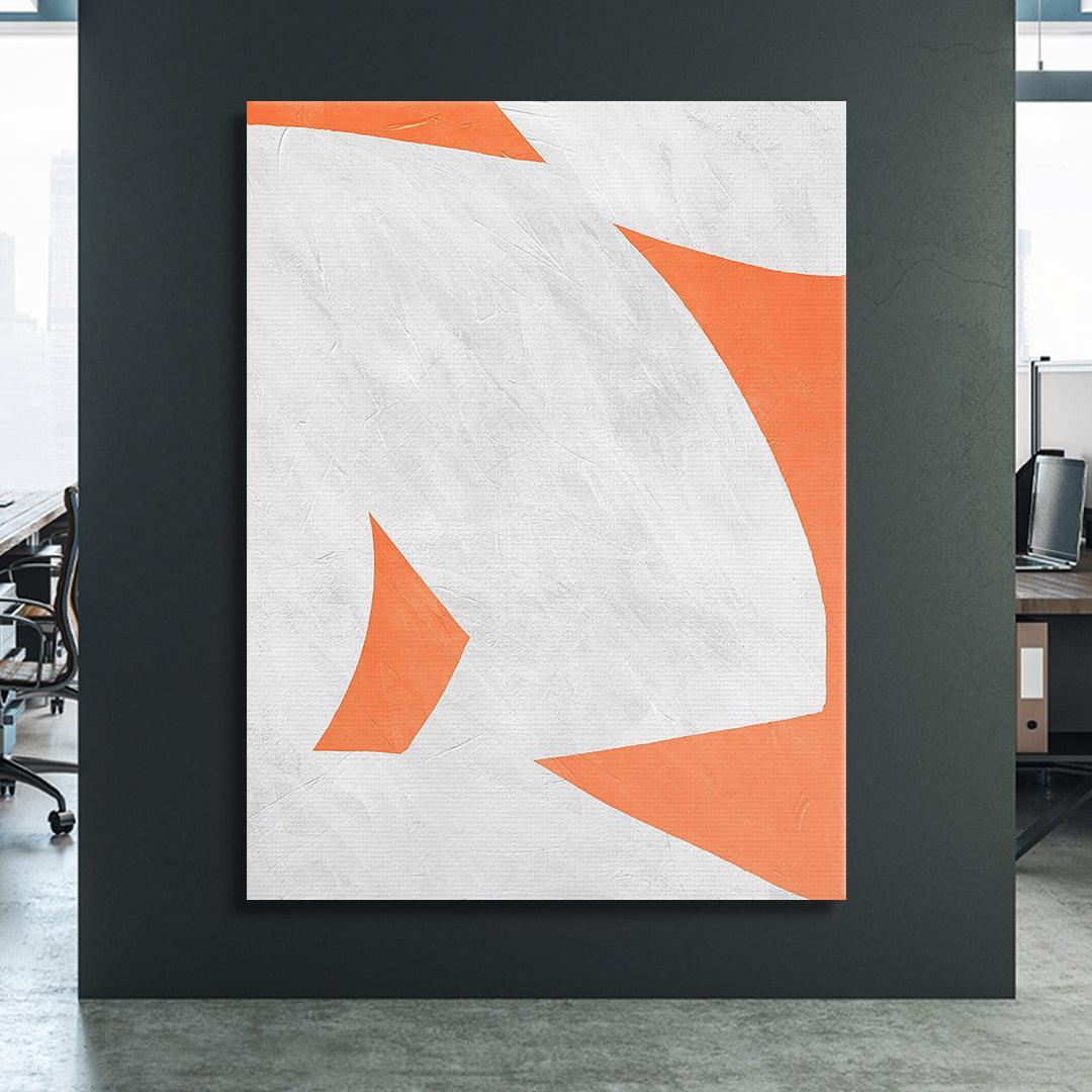 Colliding Shapes Orange N.4