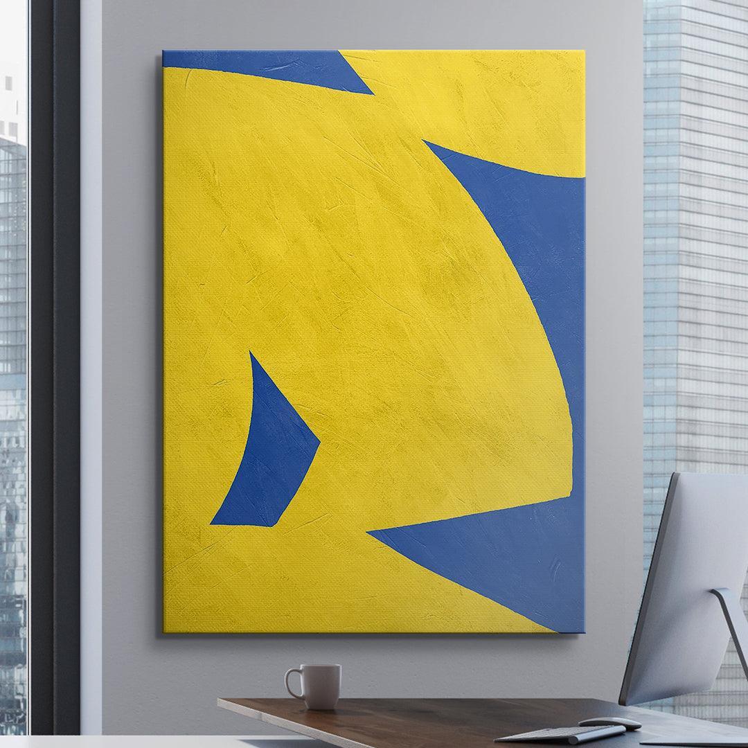 Colliding Shapes Yellow N.4
