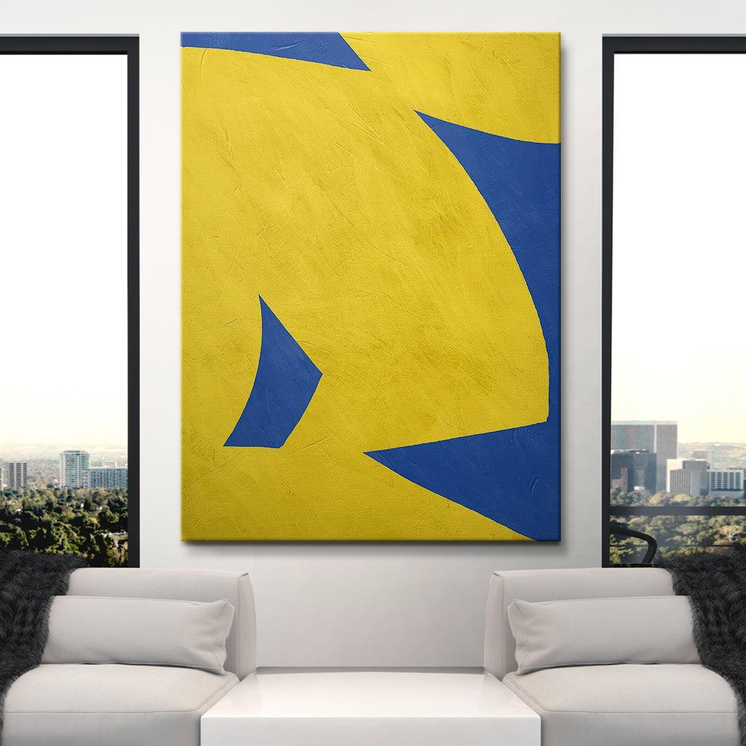 Colliding Shapes Yellow N.4