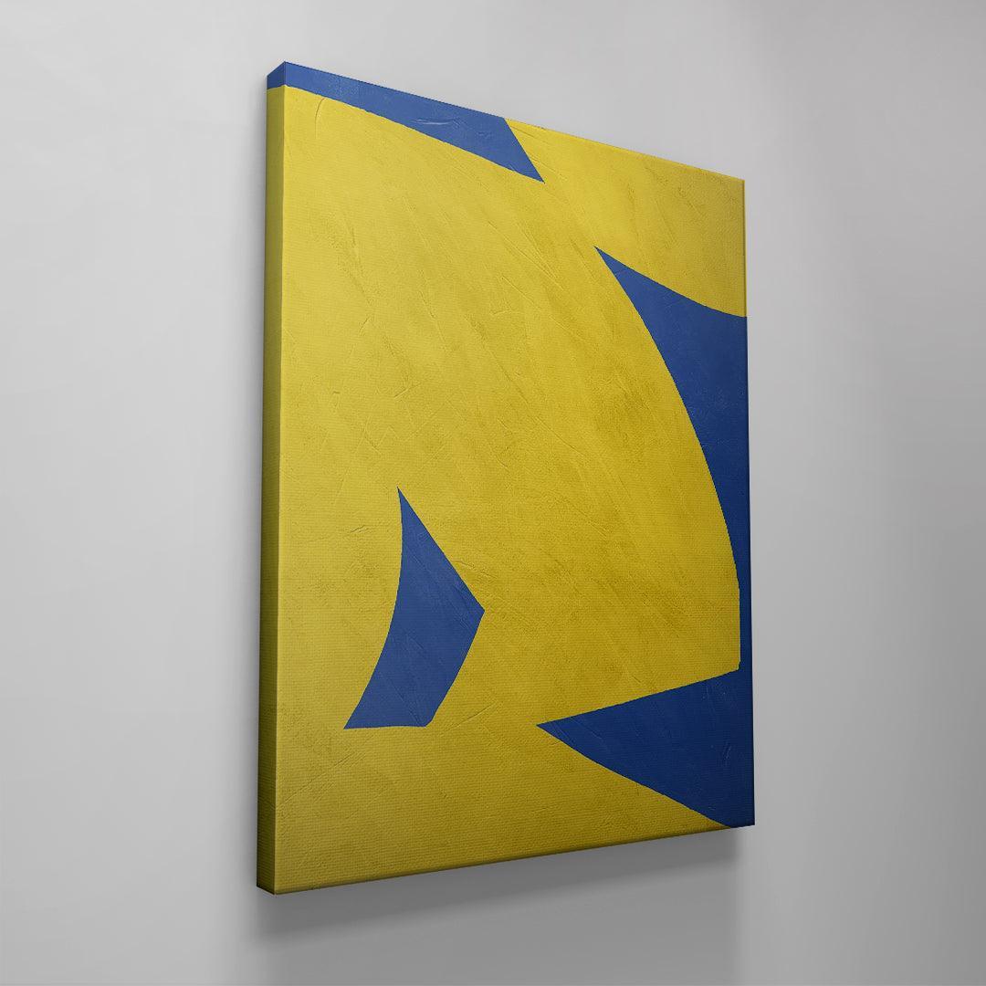 Colliding Shapes Yellow N.4