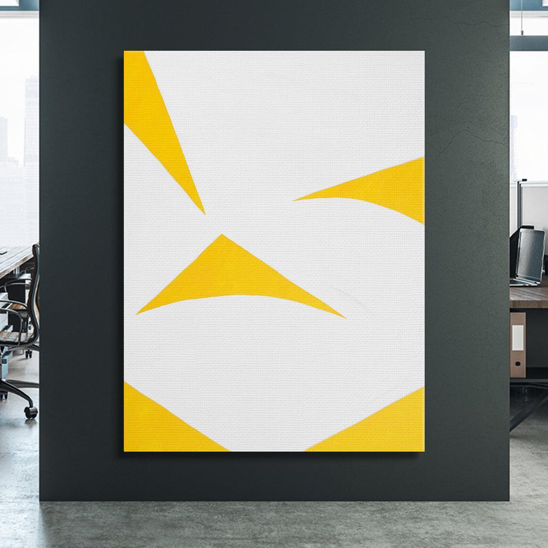 Colliding Shapes Yellow N.6