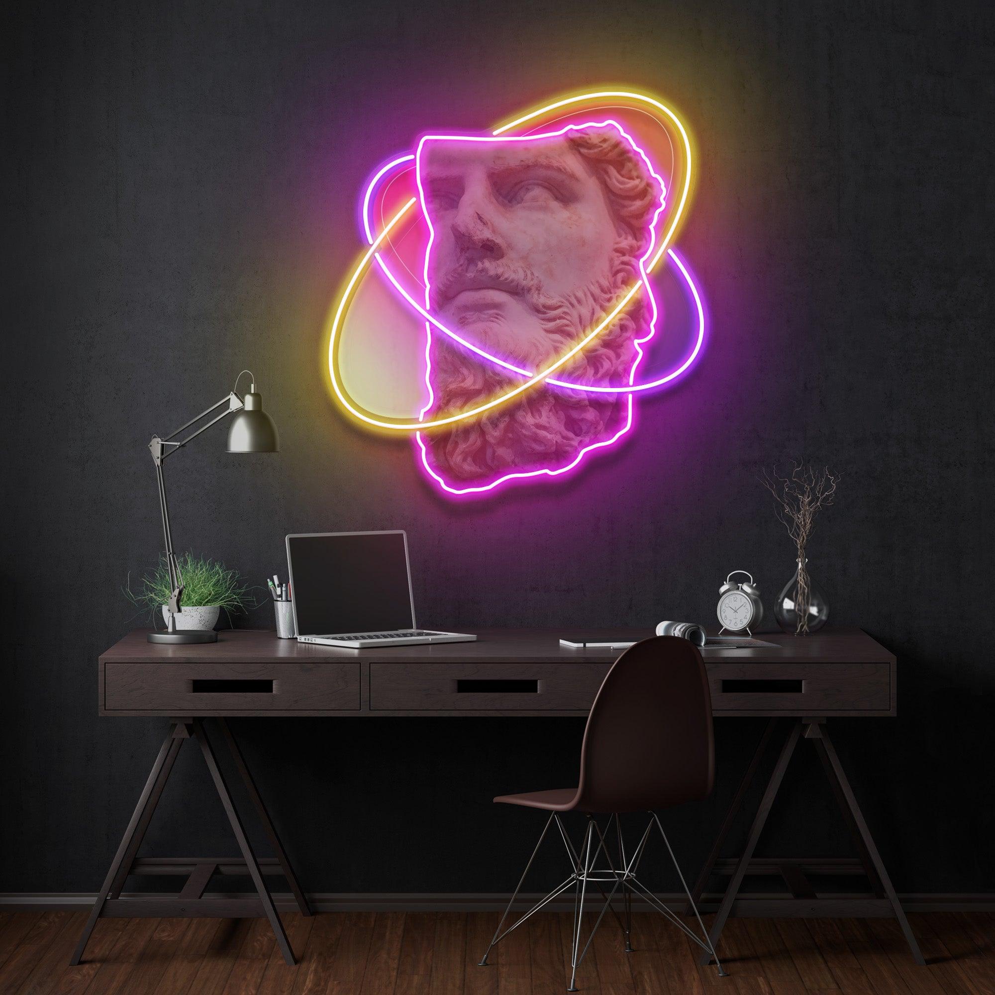 Colorful Sculpture Neon Acrylic Artwork