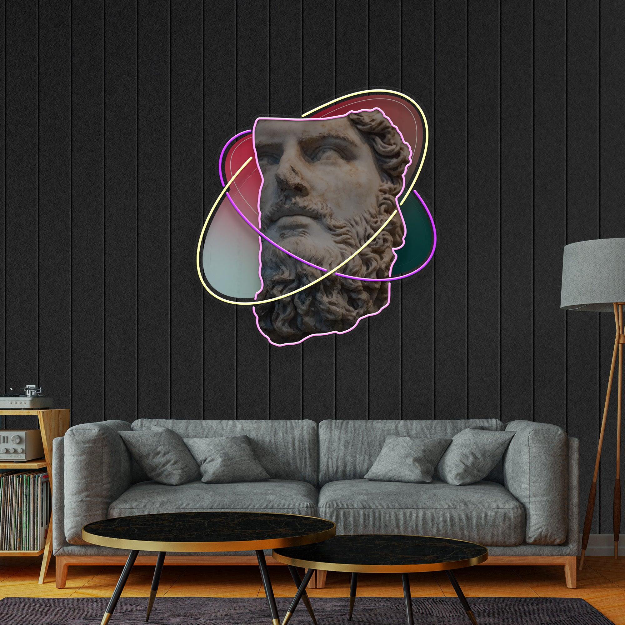 Colorful Sculpture Neon Acrylic Artwork