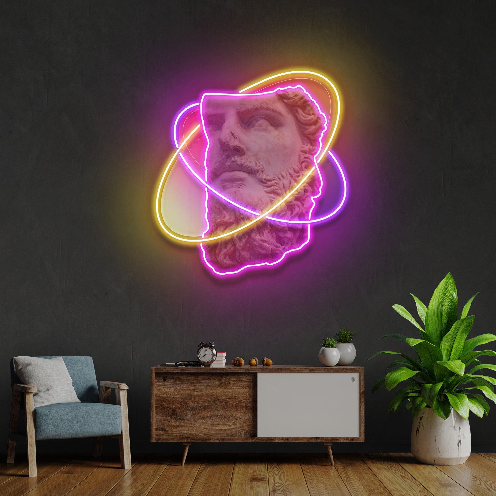 Colorful Sculpture Neon Acrylic Artwork