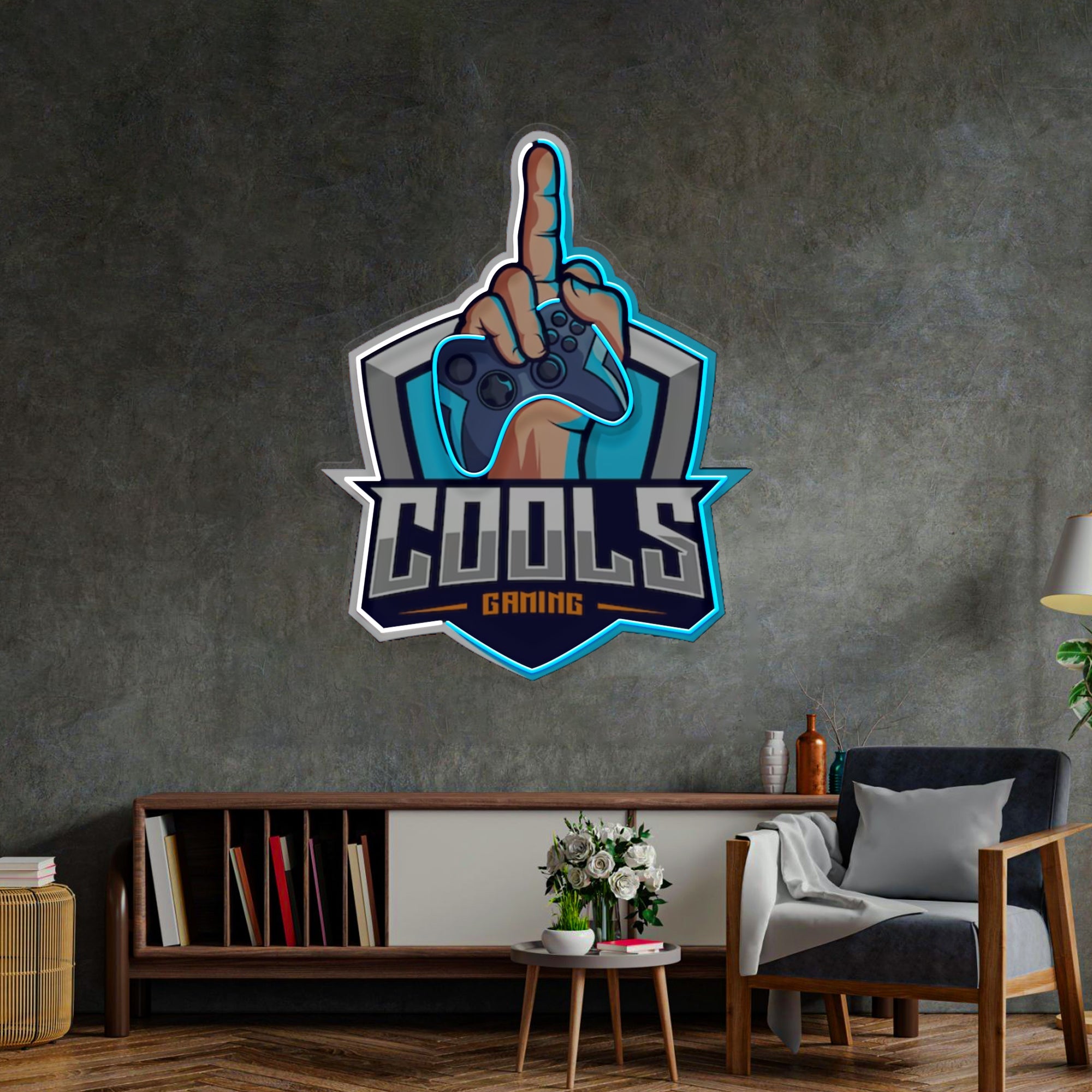 Cools Gaming LED Neon Sign Light Pop Art