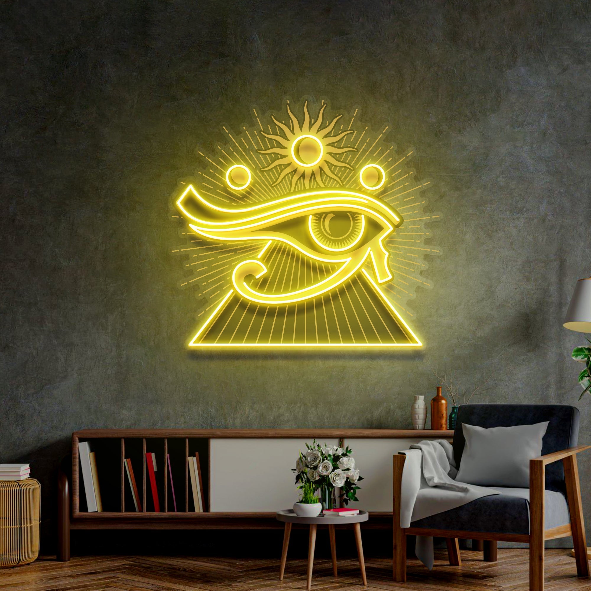 Eye of Ra Led Neon Acrylic Artwork