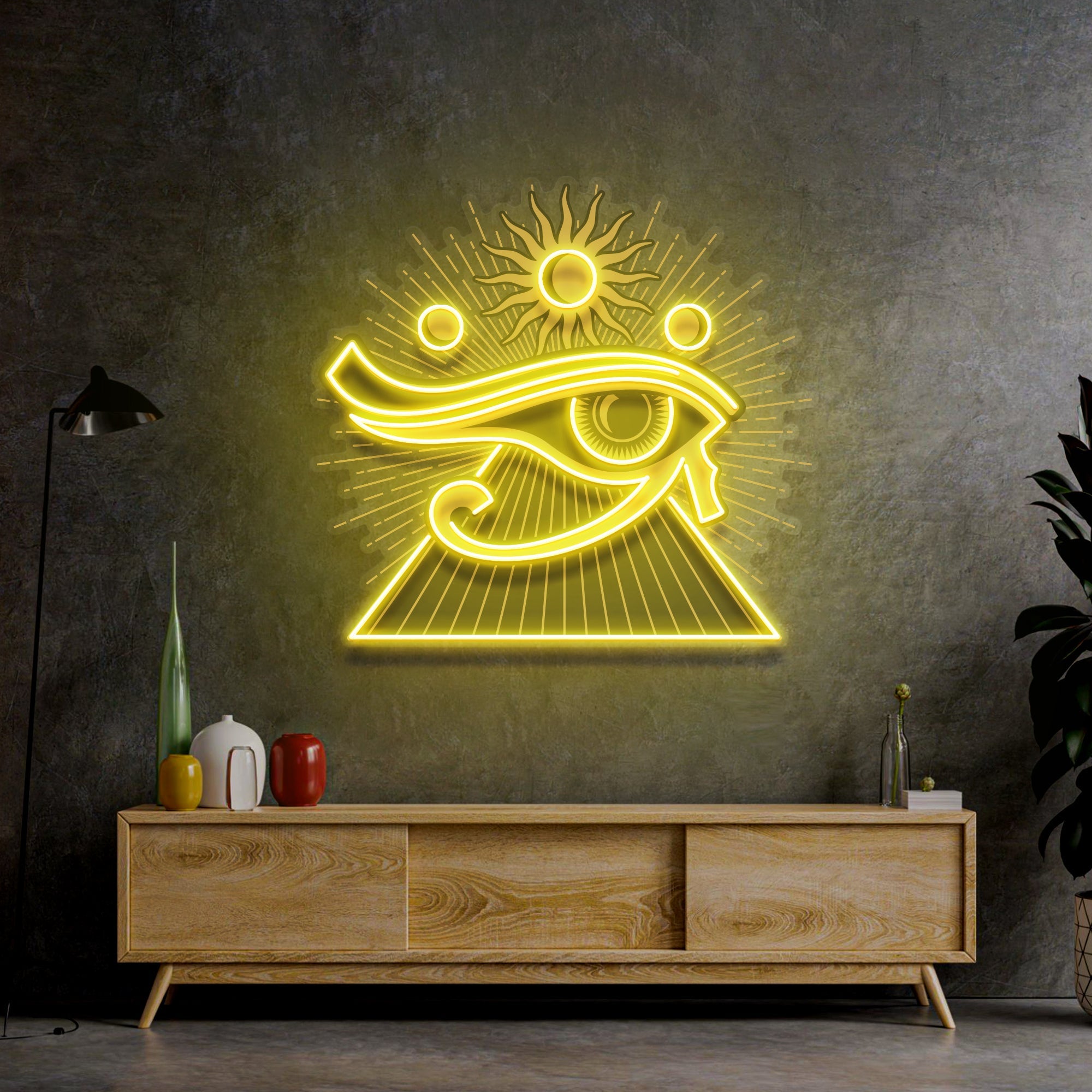 Eye of Ra Led Neon Acrylic Artwork