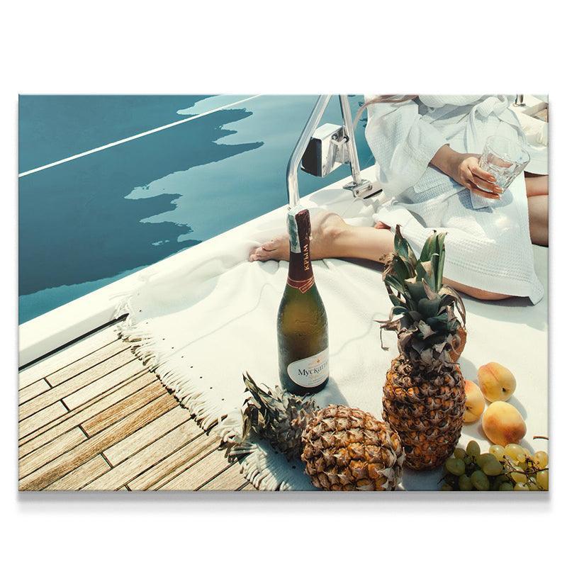 Fruits and Champagne