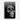 Grey Skull Glass Wall Art