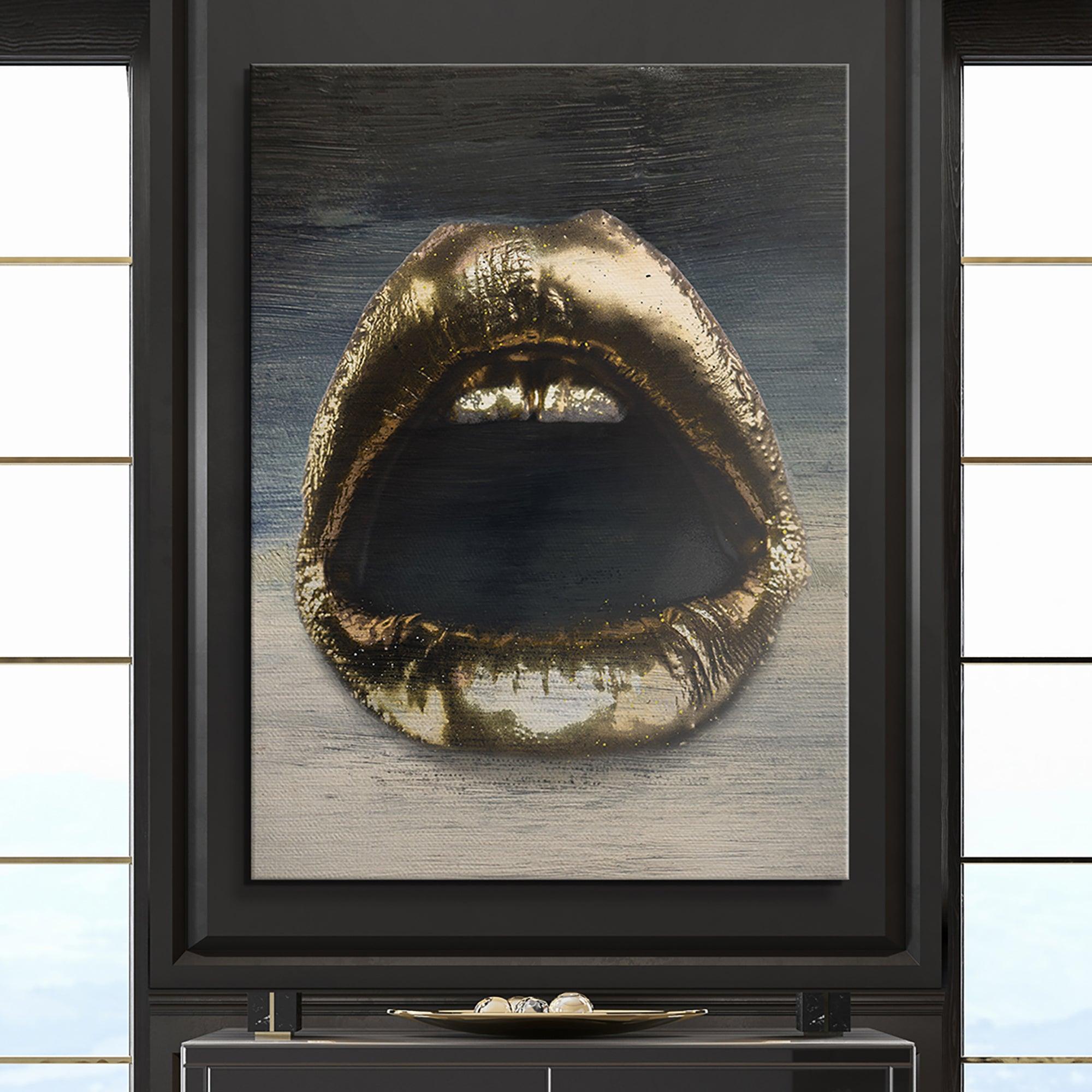 Gold Lips Gradient