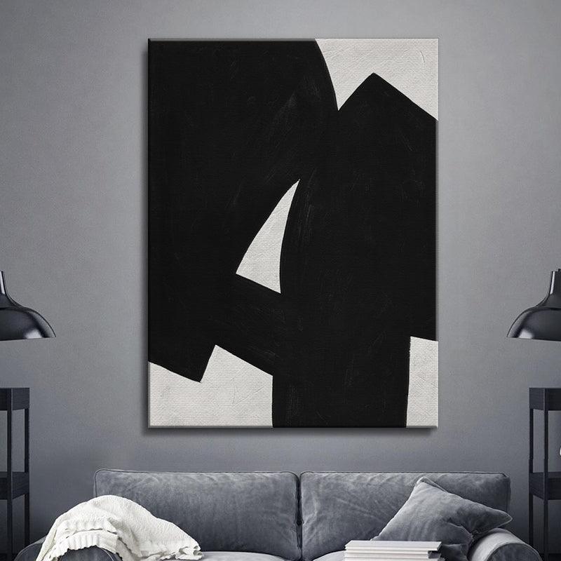 Colliding Shapes Black N.2