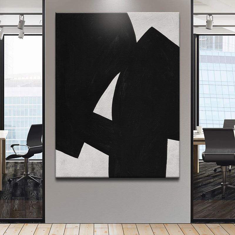 Colliding Shapes Black N.2