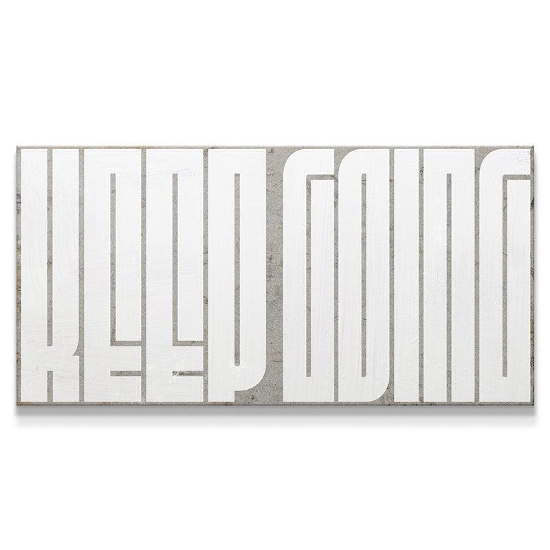 Keep Going - Maze (White)