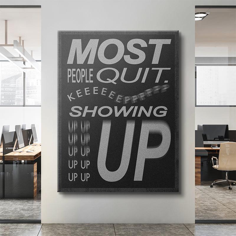 Most People Quit