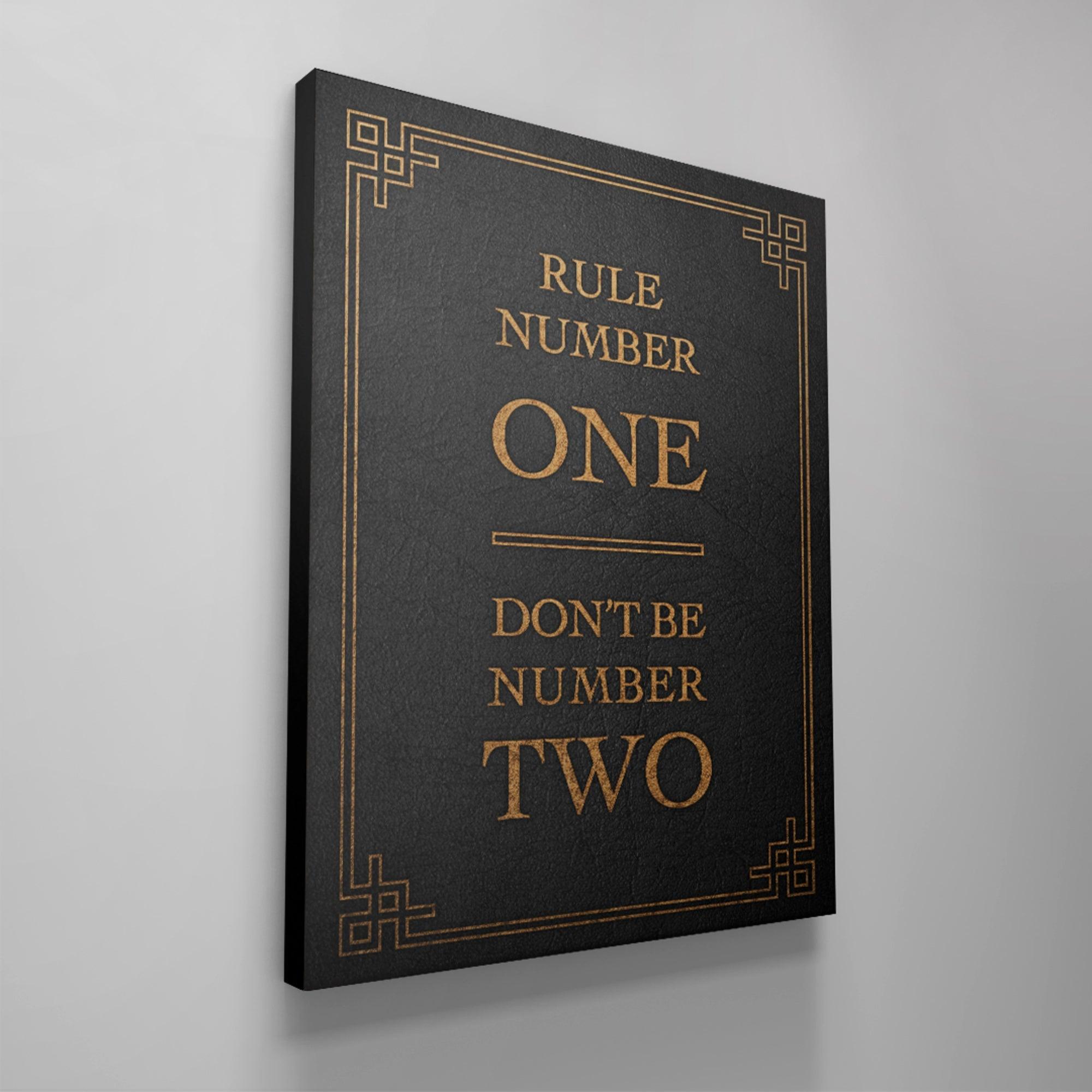 Rule Number 1