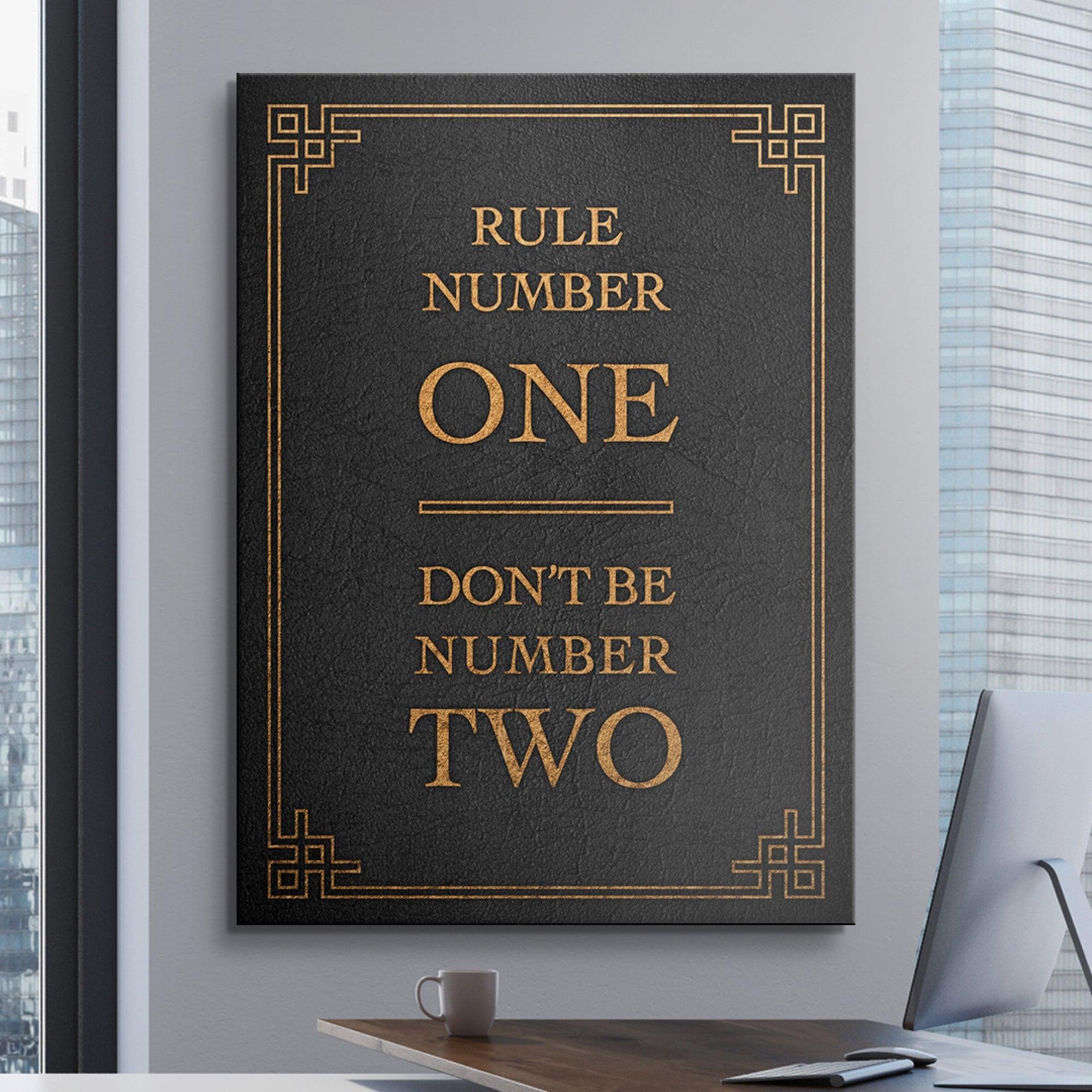 Rule Number 1