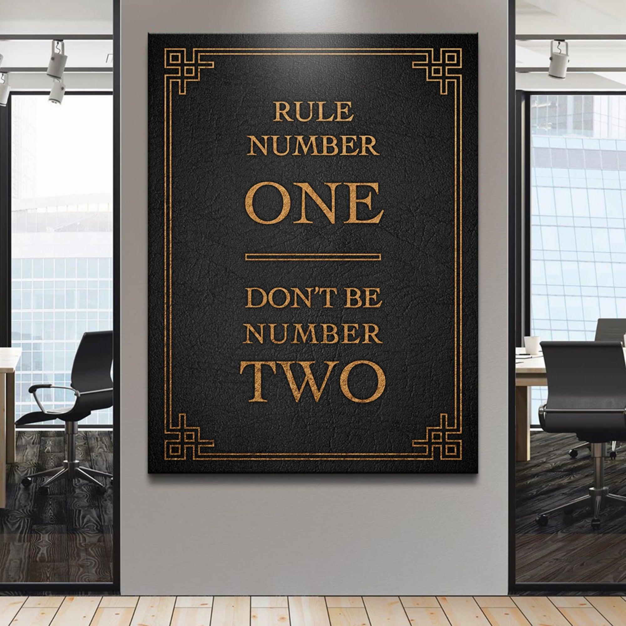 Rule Number 1