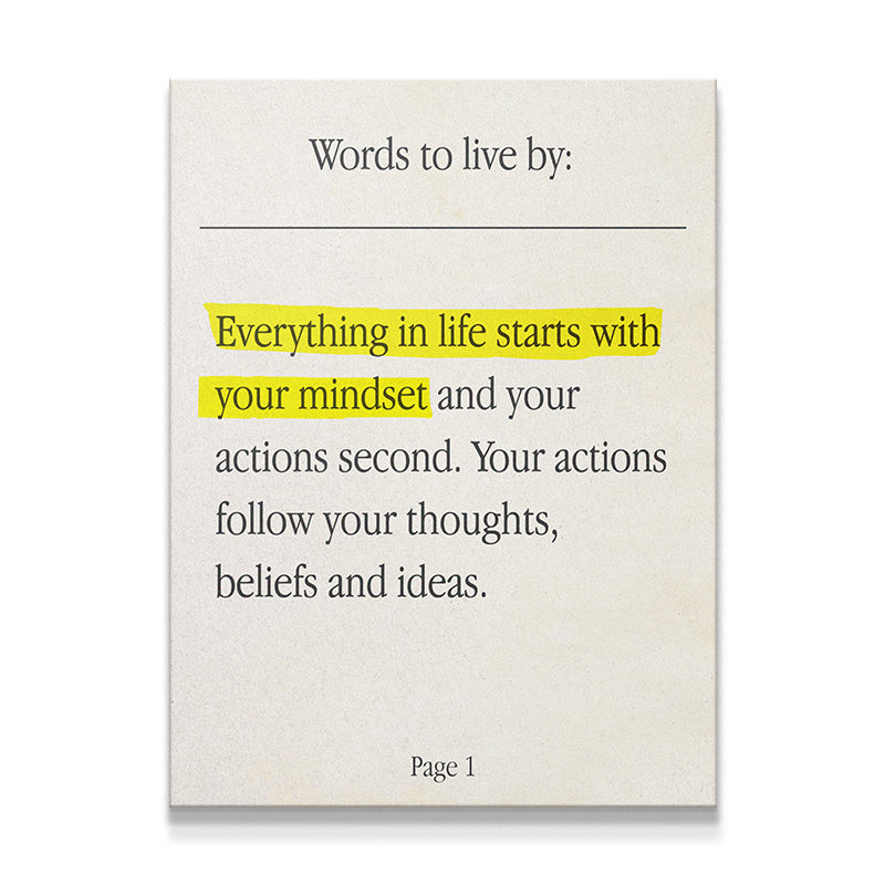 Starts With Mindset