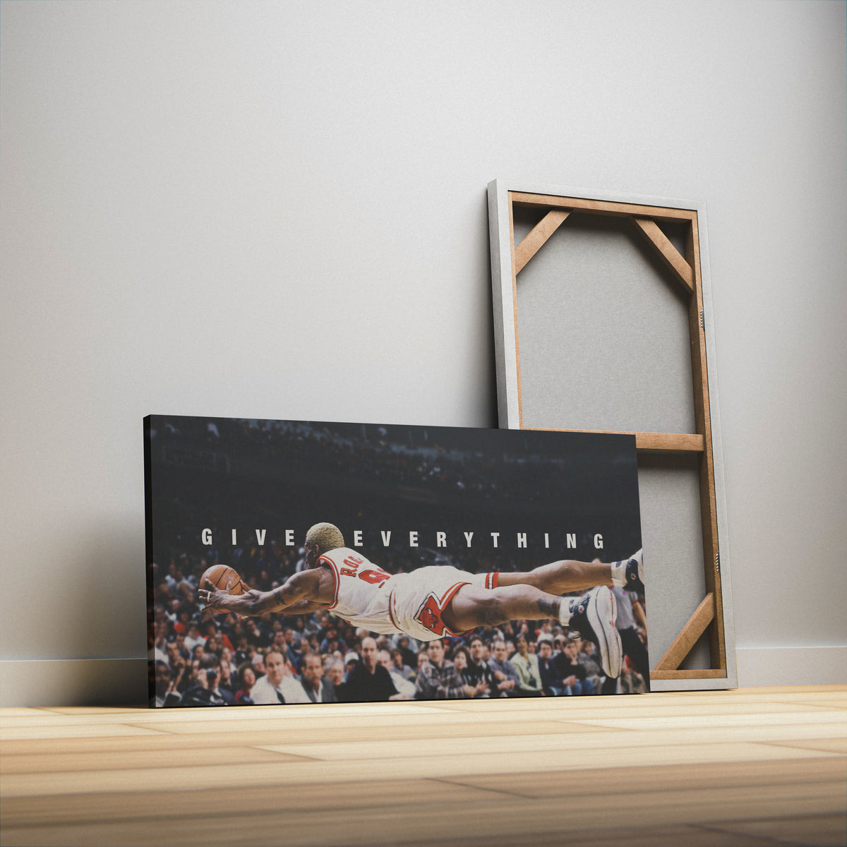 Dennis Rodman - Give Everything - NBA Canvas Art