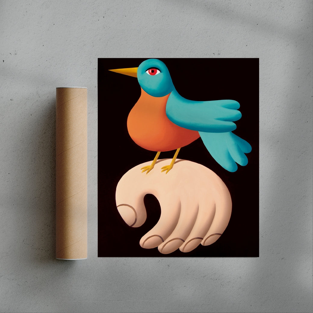 Bird on hand