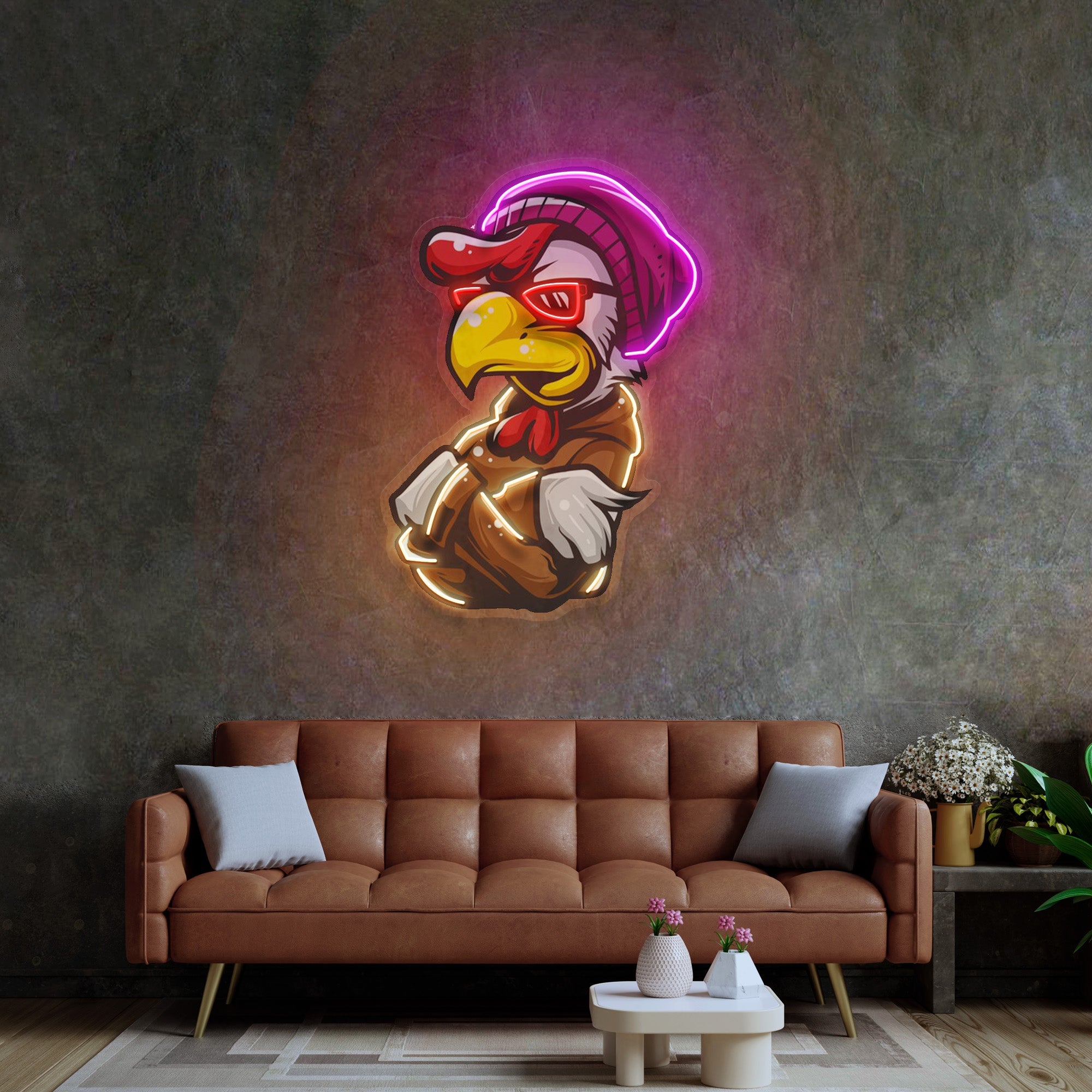 Roaster Hoodie LED Neon Sign Light Pop Art