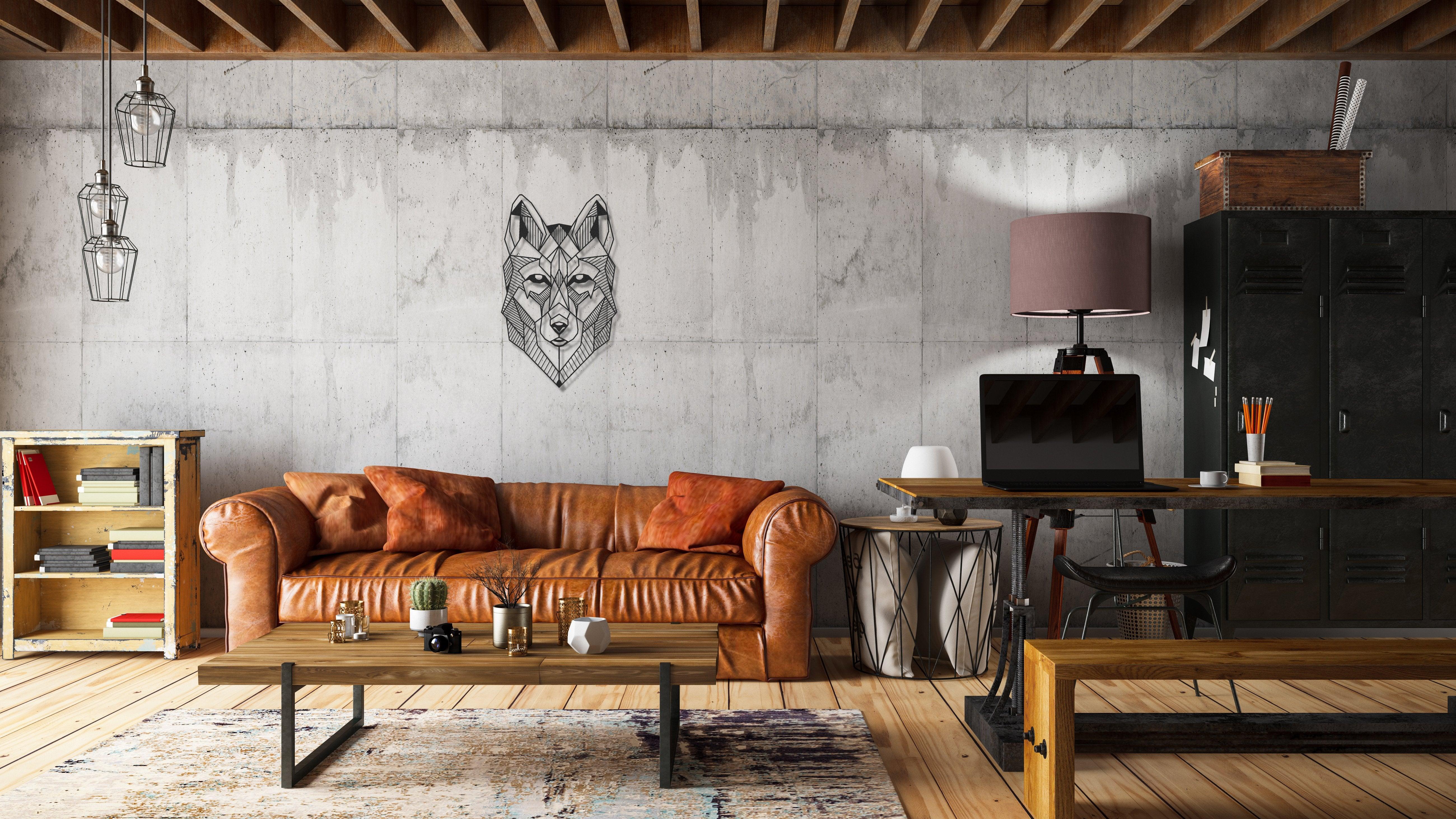 ・"Wolf Head"・Premium Metal Wall Art - Limited Edition